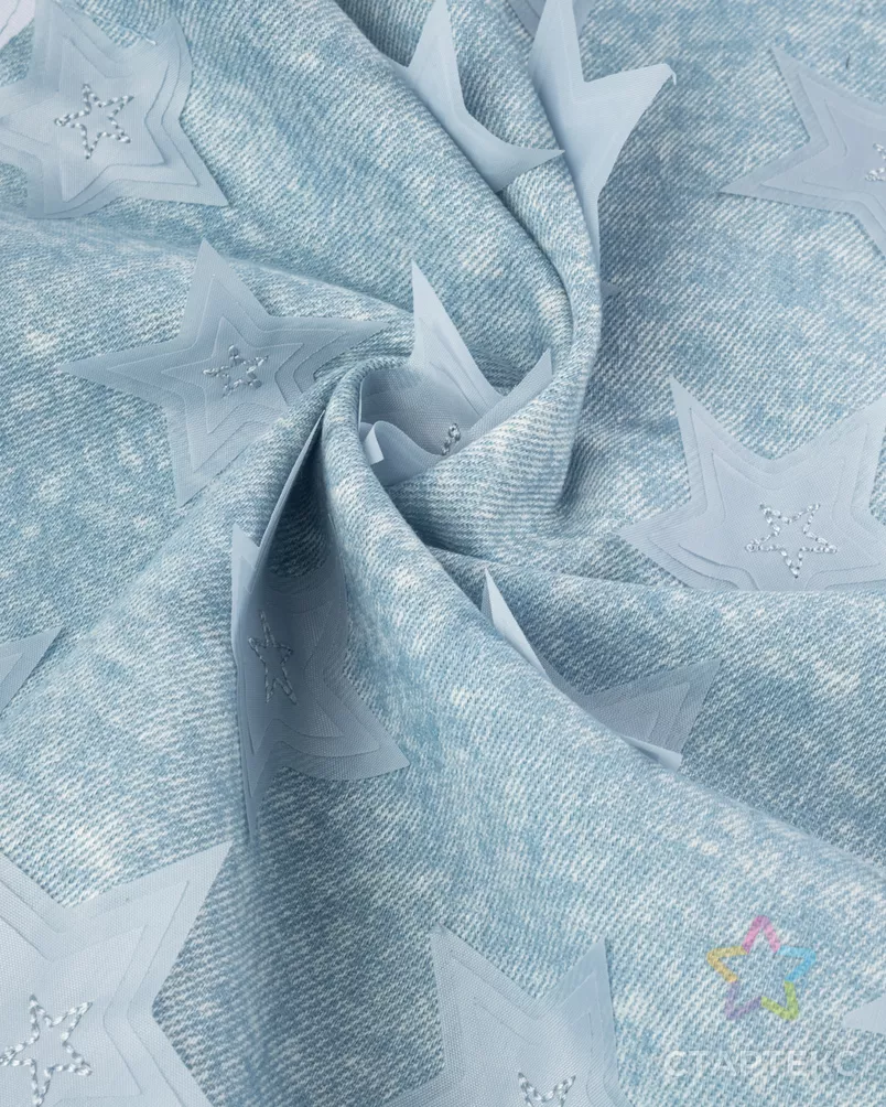 Джинс с аппликацией "Звезда" арт. ДЖВ-10-3-24631.002 - рис. 6