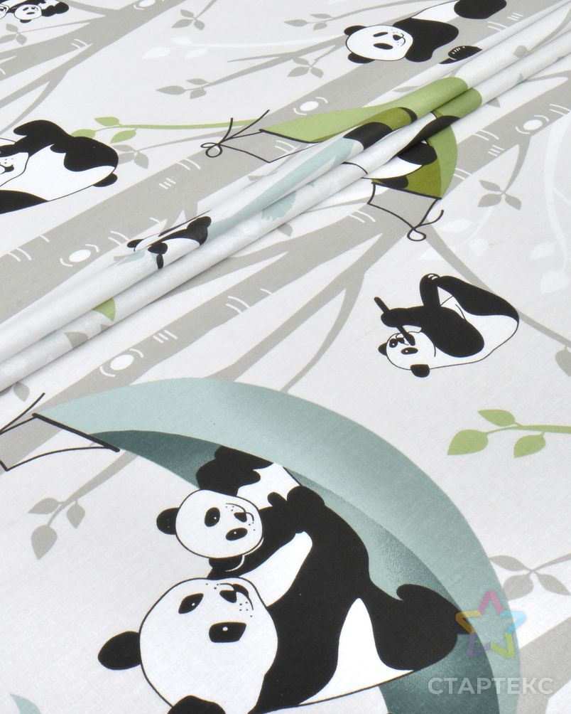 Веселые панды (Бязь детская 150 см) арт. БД-635-1-0037.261 3