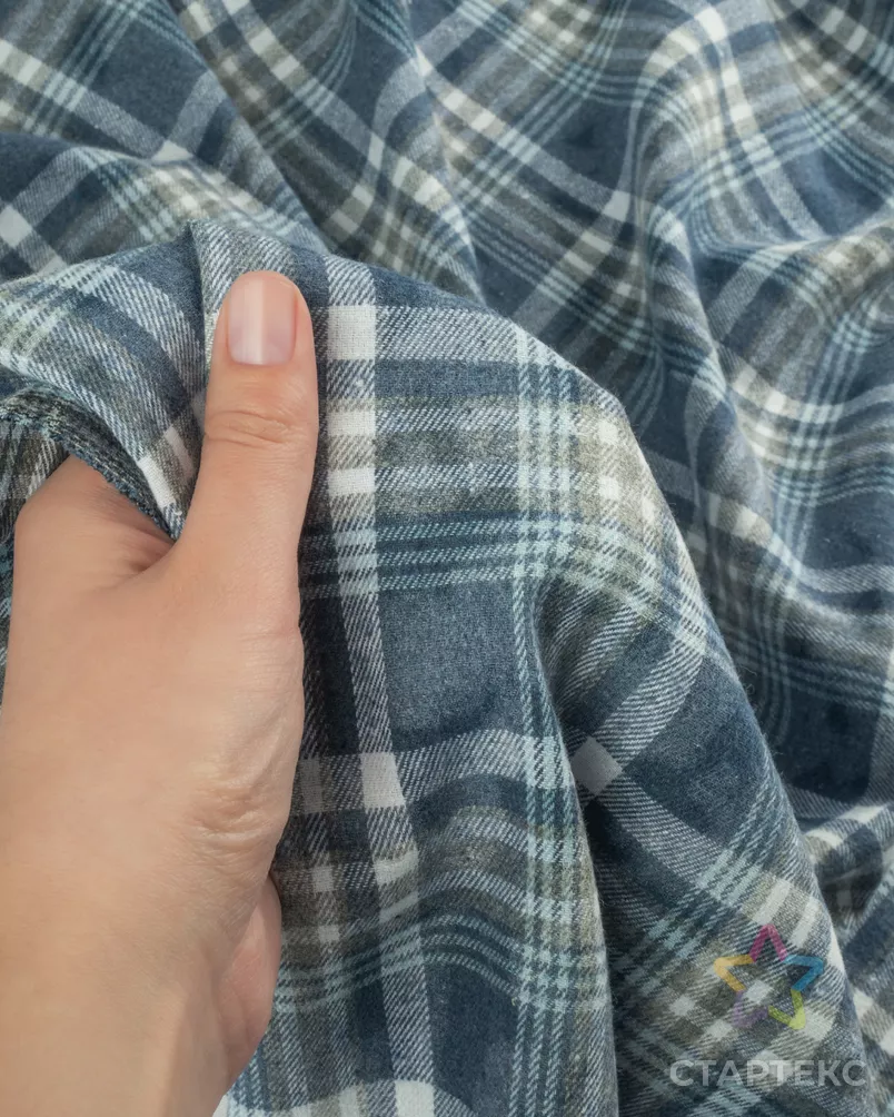 Рубашечная фланель клетка "Фуле" арт. РФЛ-25-1-26766.004 - рис. 5