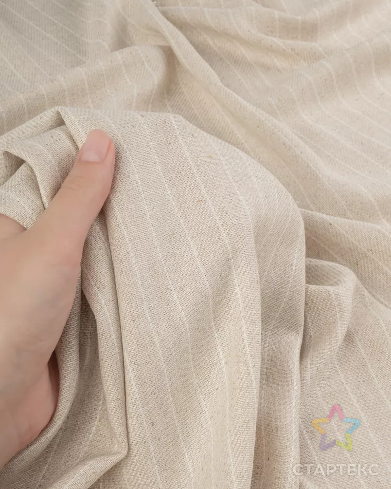 Лен полоска "Пина" арт. ЛН-368-1-26791.001 - рис. 4