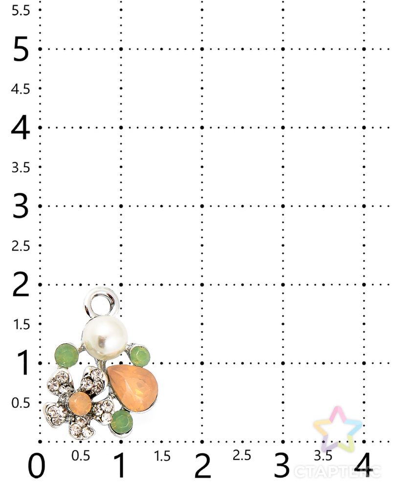 Подвеска р.1,5х1,5см арт. ПОД-263-1-39443