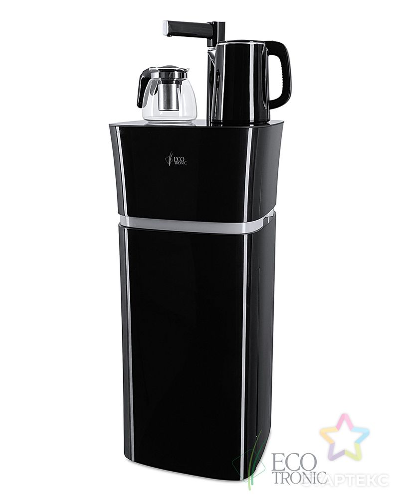 Кулер с чайным столиком Тиабар Ecotronic TB11-LE black арт. ВСГР-598-1-ВСГР0011738