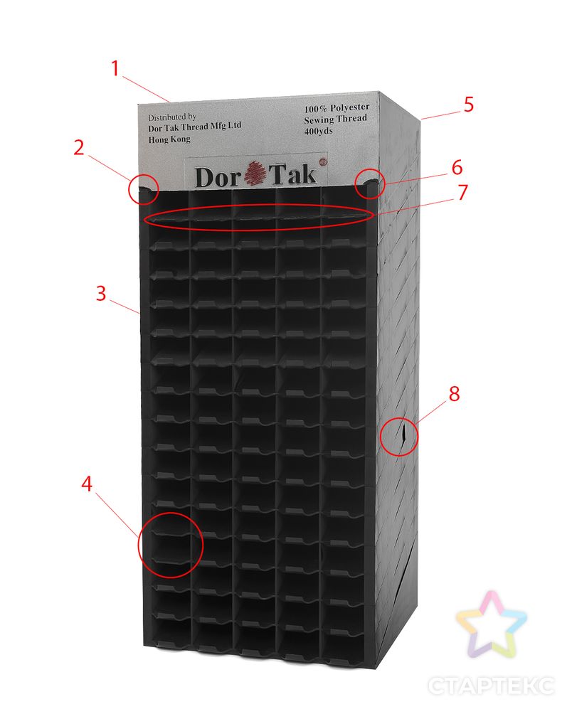 Стенд для ниток Dor Tak (уценка) арт. ОС-1-3-13833.003