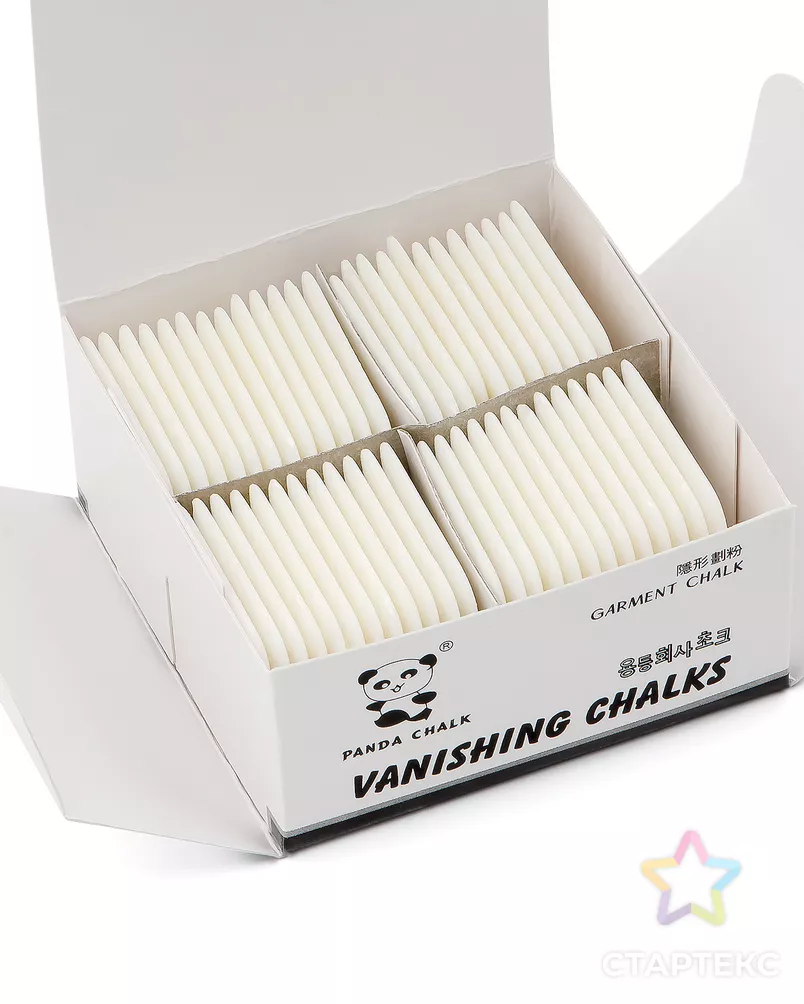 Мелки "Панда" портновские восковые (50шт) арт. ИШК-137-1-39538 - рис. 2