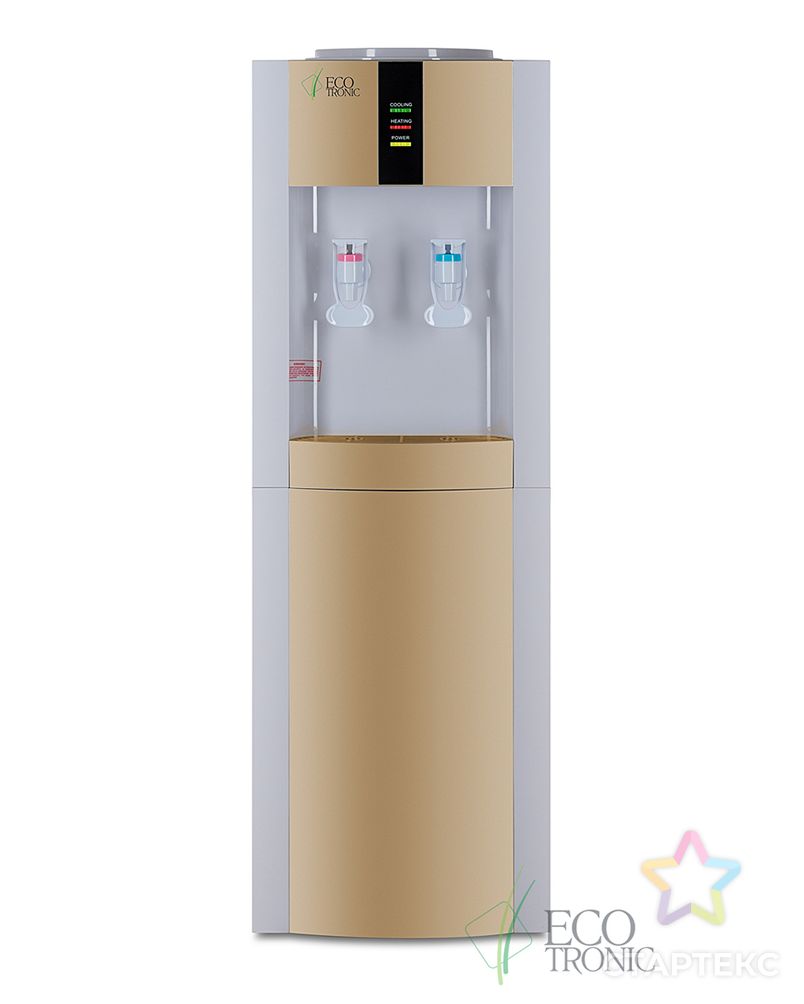 Кулер для воды Ecotronic H1-LCE Gold со шкафчиком арт. ВСГР-1006-1-ВСГР0007145