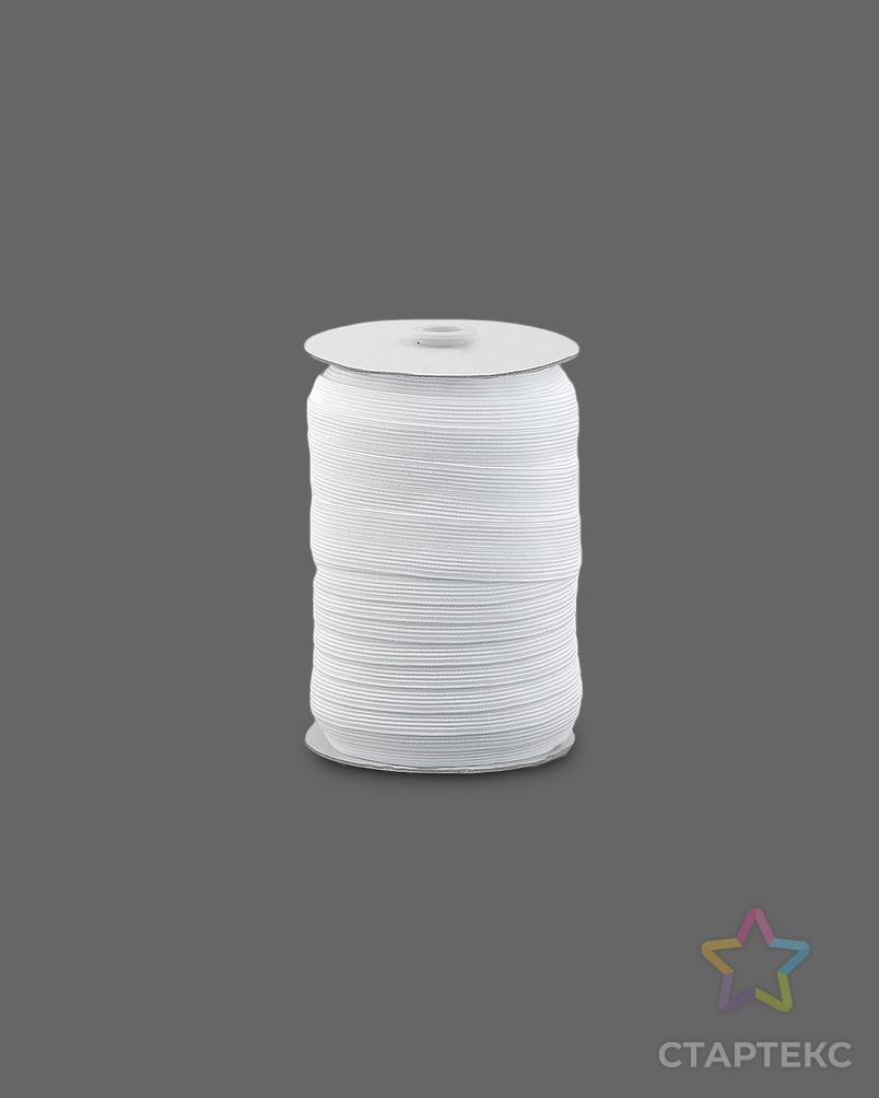 Резина одежная ш.2,5см; пл.18гр/м.п.(50м)белый арт. РО-268-1-41780 4