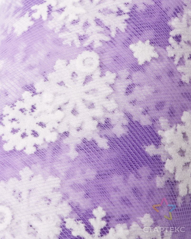 Фатин со снежинками ш.15 см арт. ФШ-23-4-33738.004