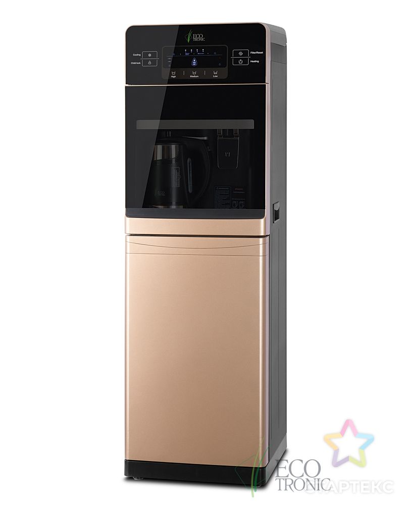 Пурифайер Ecotronic M15-LKЕ M POU black+ gold champagne (без фильтров) арт. ВСГР-2239-1-ВСГР0007942