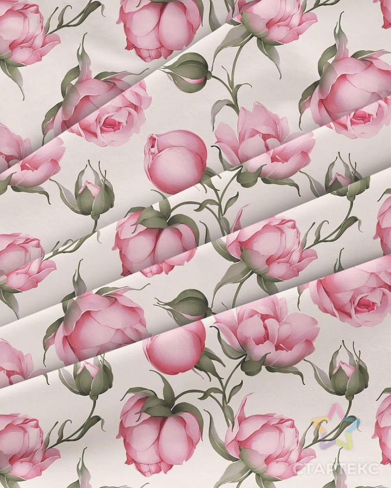 Розовый сад (Бязь 220 см) арт. БГ-357-1-1893.273 3