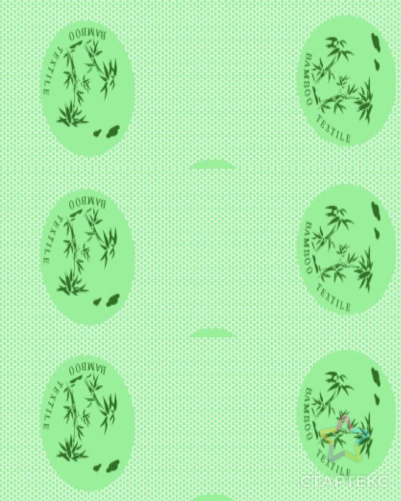 Ткань полиэстер наб, пл.65гр, шир. 220см, рис 52696 бамбук зеленого цвета  (52696 бамбук) - купить в Кирове оптом и в розницу по недорогой цене в  интернет-магазине Стартекс (2094.104)