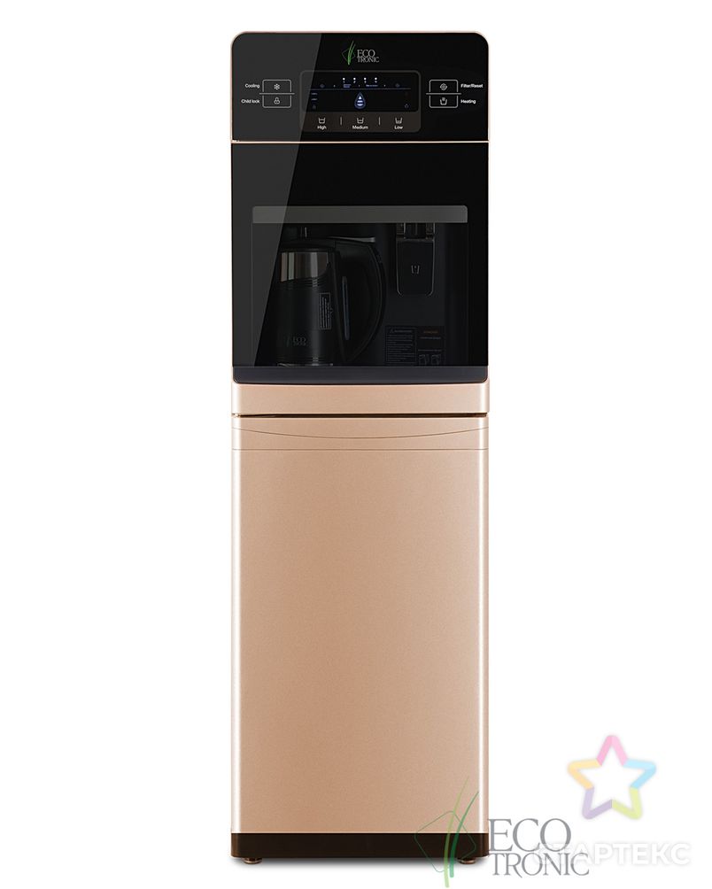 Пурифайер Ecotronic M15-U4LKEM black-gold champagne (с фильтрами) арт. ВСГР-330-1-ВСГР0011187