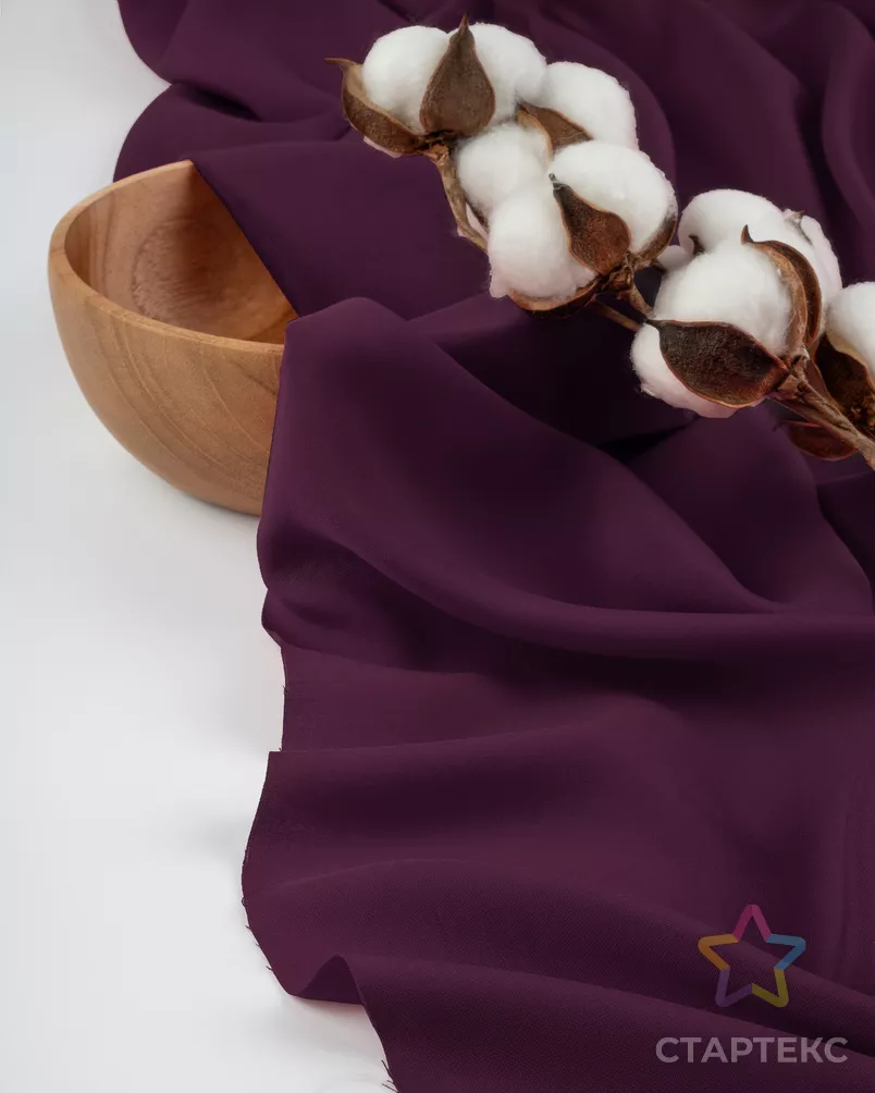 Штапель-поплин однотонный арт. ОШТ-5-59-6014.055 - рис. 1