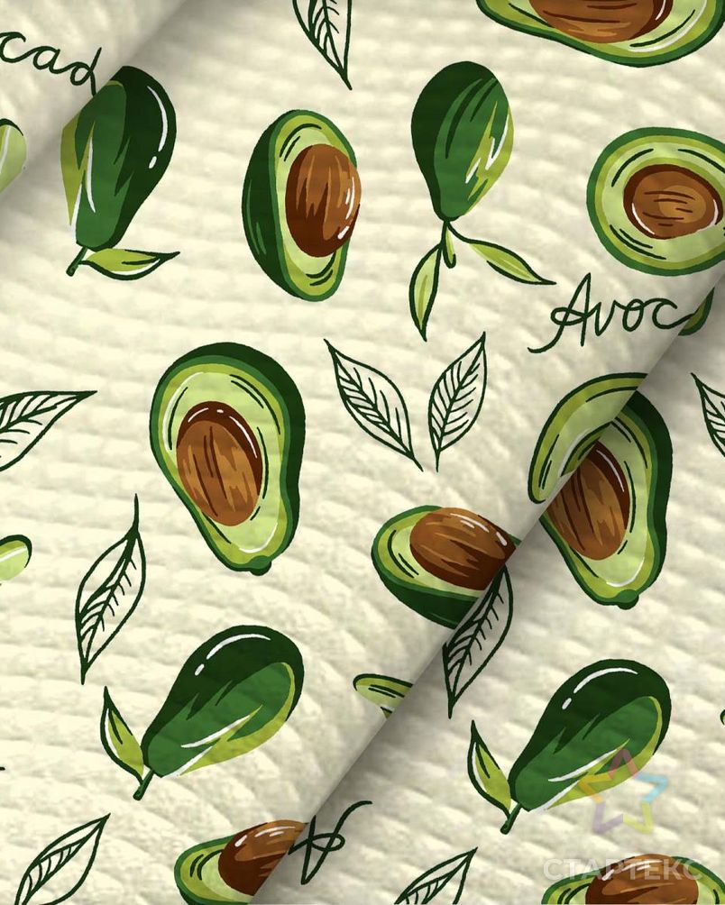 Авокадо fresh (Полотно вафельное 50 см) арт. ПВ50-403-1-1855.123 2