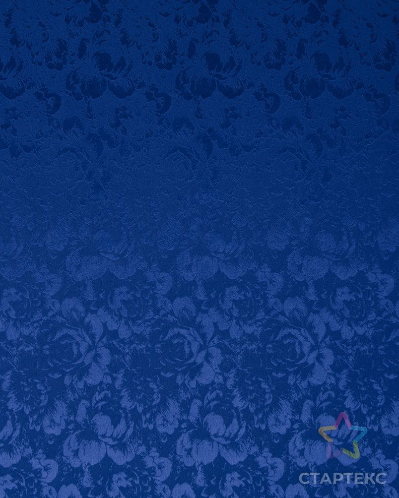 Атлас жаккард "Моар" цветы арт. ЖКА-6-1-7036.015 2