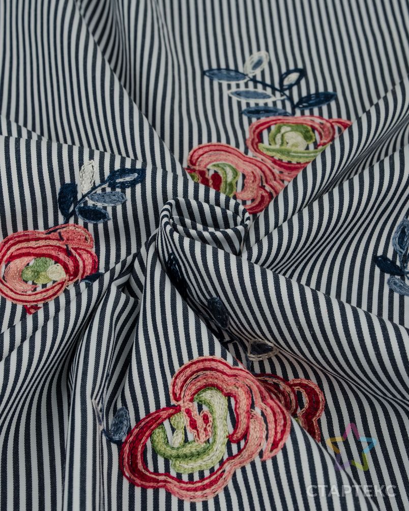 Рубашечная полоска с вышивкой арт. РБ-46-1-20016.001 3