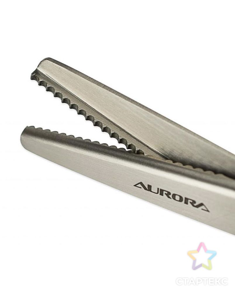 Ножницы Aurora зиг-заг "Волна", 23 см арт. НШФ-1-1-38184
