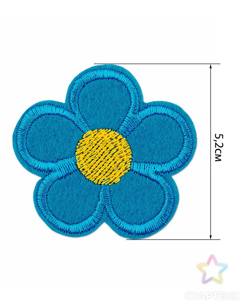 Аппликации термо д. 5,2см (в упаковке 10 шт.) арт. АДНД-90-8-39137.002 3