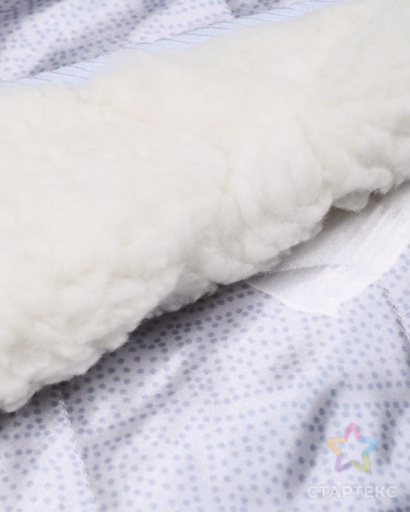 Одеяло-покрывало стеганое из овечьей шерсти 1,5 сп арт. ПЗ-1-1-0184.004