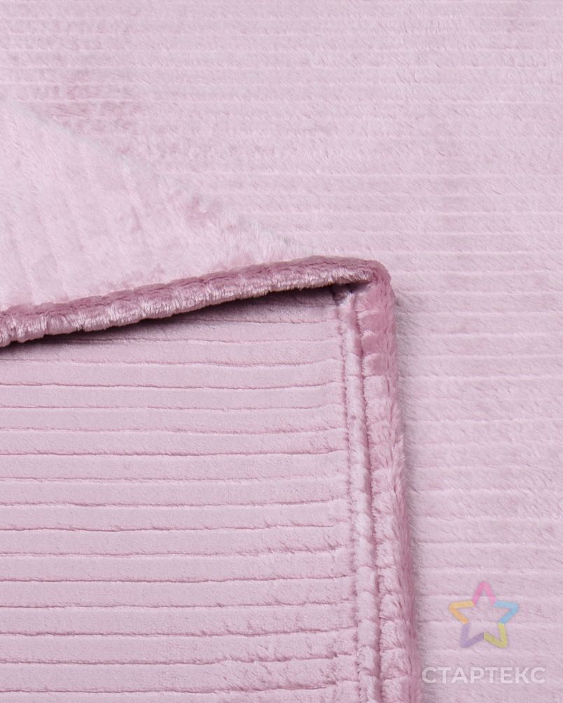 Розовая полоса (Плед Велсофт Евро) арт. ПВЕ-137-1-1195.008 3