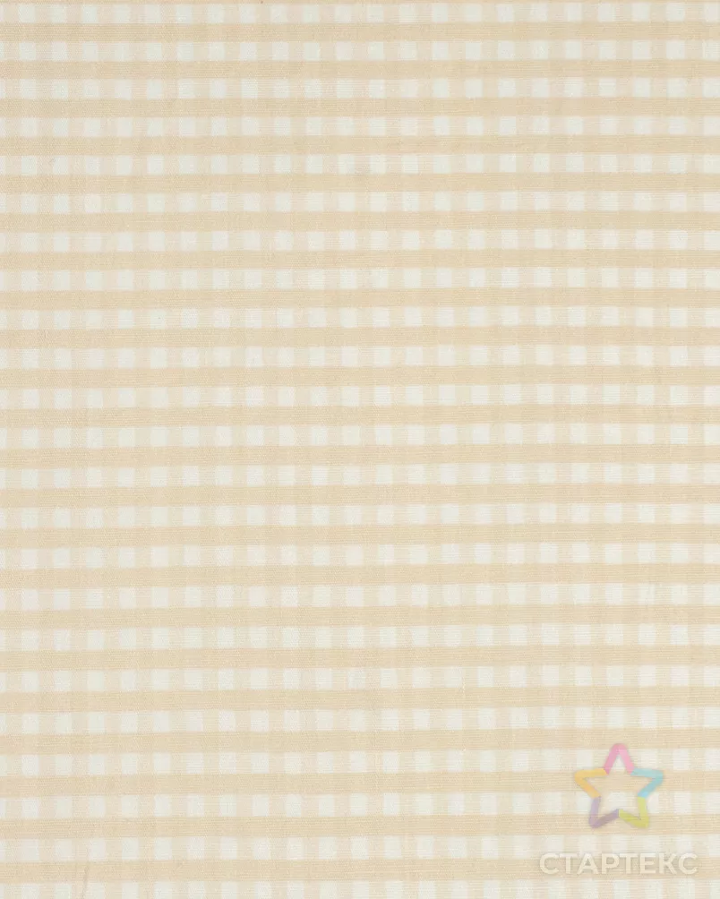 Поплин-стрейч "Клетка" арт. ППП-102-4-20811.004 - рис. 3