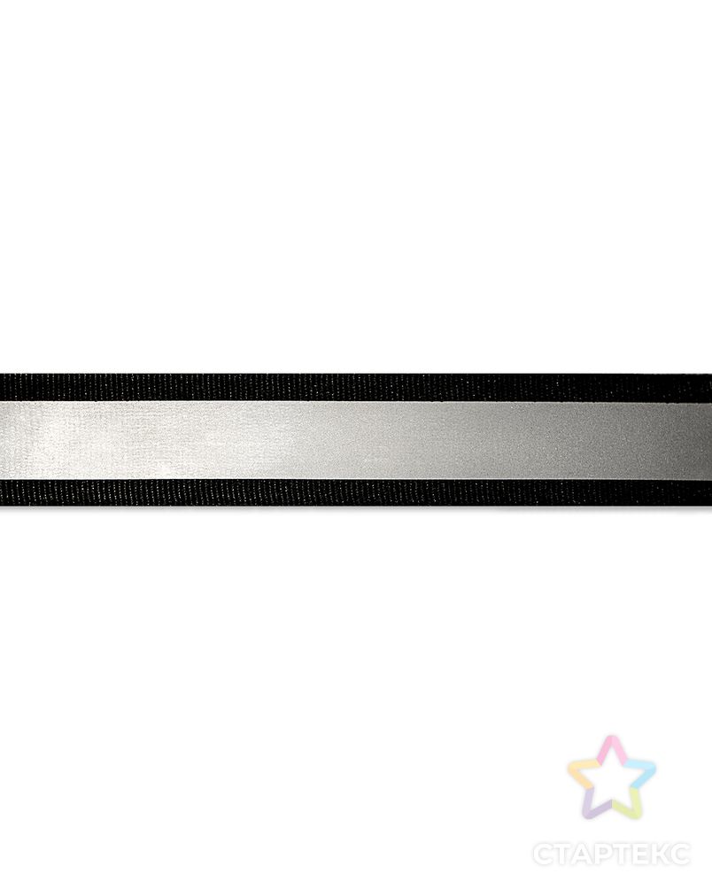 Лента светоотражающая ш.2,5см 100м (черный) арт. СВ-213-1-39174 2