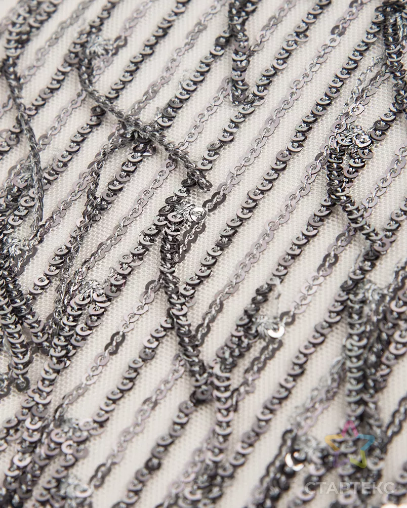 Пайетка на сетке Бахрома арт. КПГН-77-4-20689.004 - рис. 6 Пайетка на сетке Бахрома арт. КПГН-77-4-20689.004 - рис. 6