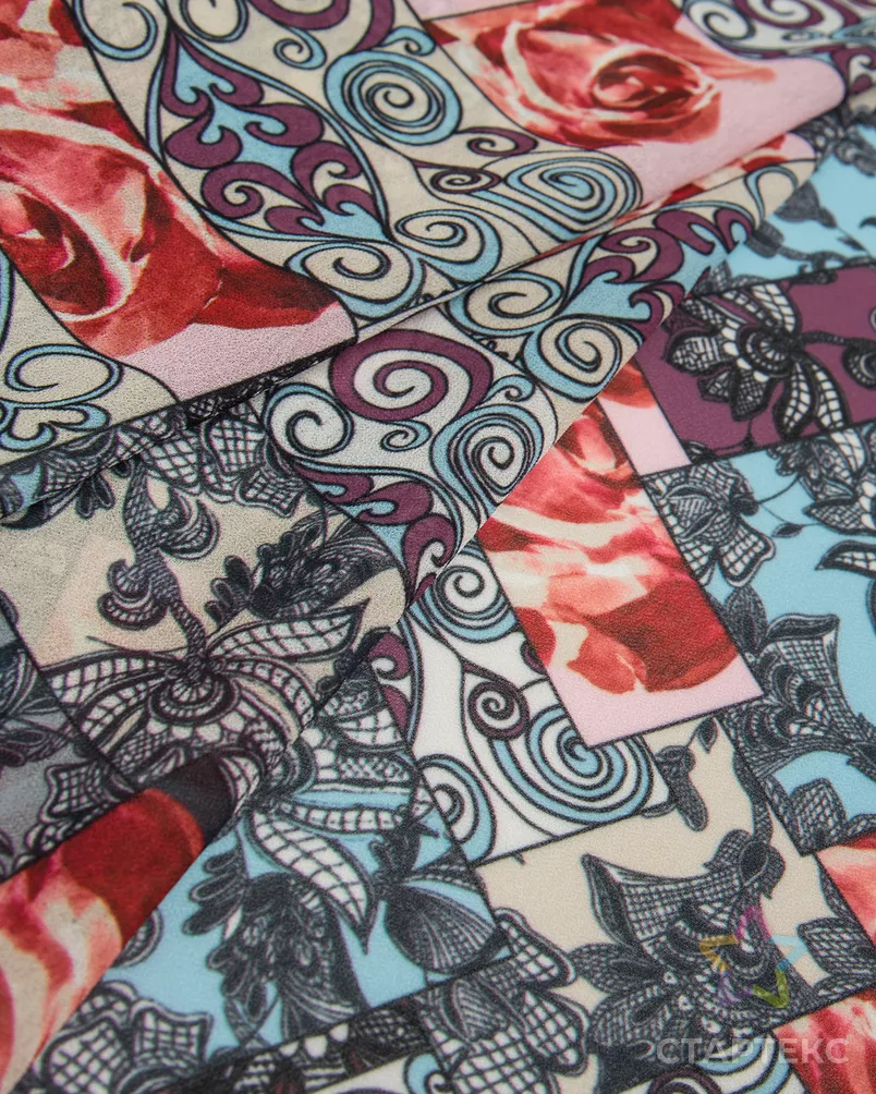 Креп-жоржет "Джессика" арт. КШ-26-1-20642.015 - рис. 1 Креп-жоржет "Джессика" арт. КШ-26-1-20642.015 - рис. 1