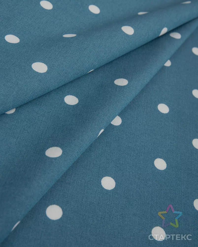 Джинс "Тенсел" горох 1см арт. ДЖП-132-5-20562.032 - рис. 3