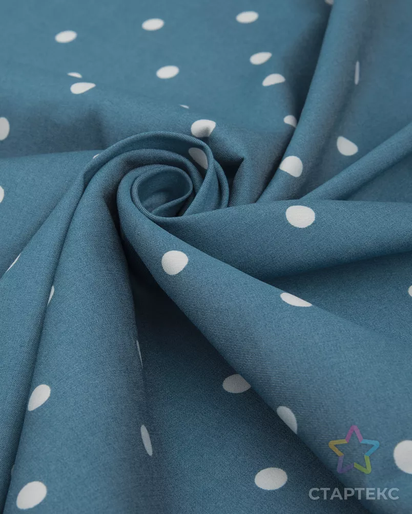 Джинс "Тенсел" горох 1см арт. ДЖП-132-5-20562.032 - рис. 2