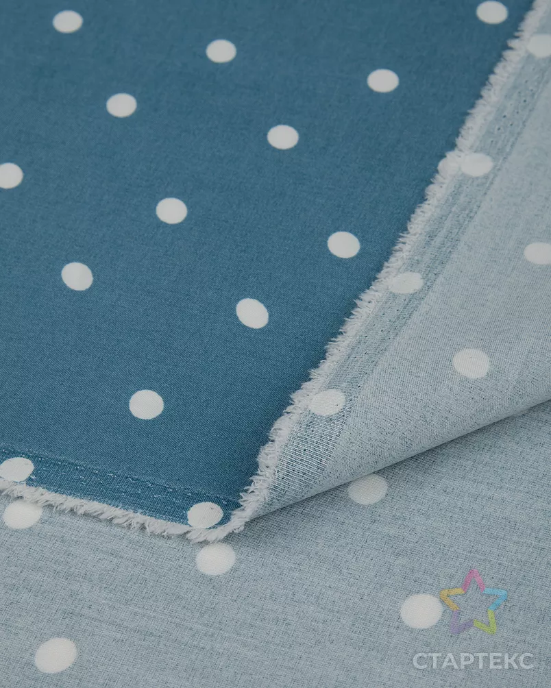 Джинс "Тенсел" горох 1см арт. ДЖП-132-5-20562.032 - рис. 4