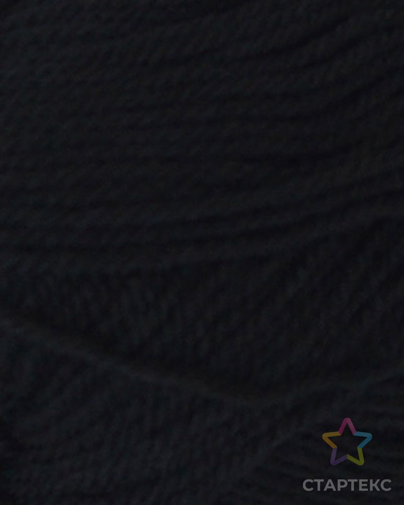 Пряжа Пехорка 'Народная' 100гр. 220м.(30%шерсть, 70%акрил высокообъемный) (02 черный) арт. АРС-45906-1-АРС0001088706 2
