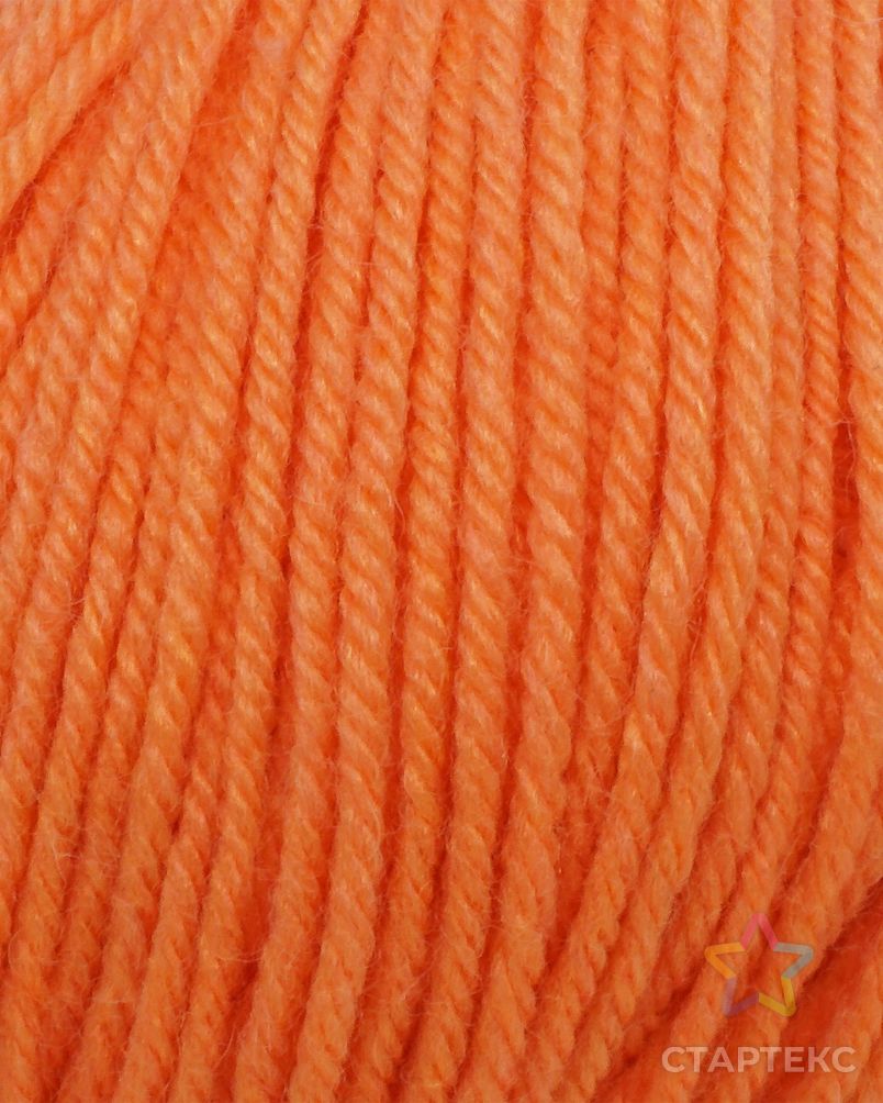 Пряжа Пехорка 'Детский каприз тёплый' 50гр. 125м (50% мериносовая шерсть, 50% фибра) (1125 розовый коралл) арт. АРС-46521-1-АРС0001163498 3
