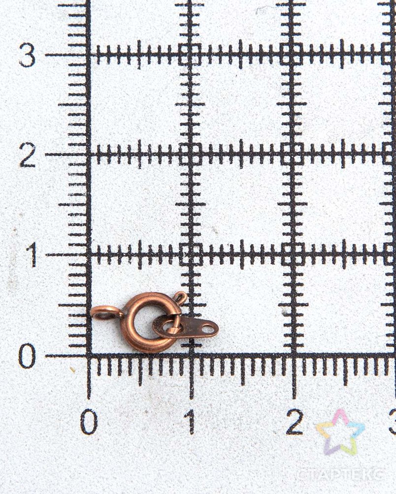 4AR2041 Замок для бус кольцо с ответной частью, 9 мм, 5 шт/упак, Astra&Craft (медь) арт. АРС-57621-1-АРС0001235884 2