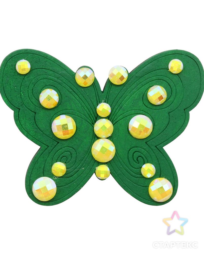 Набор для творчества Магнит 'Бабочка', зеленый арт. АРС-34637-1-АРС0001239864 2