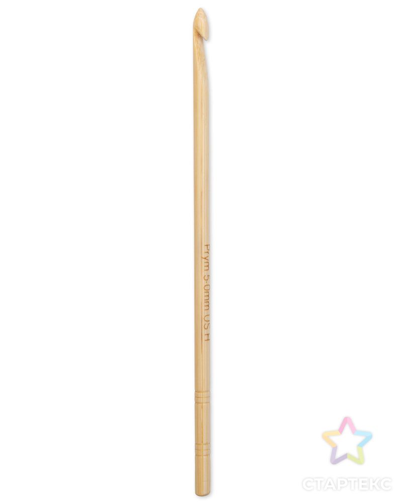 197606 Крючок для вязания, бамбук, 5,0мм/15см, 1шт, Prym арт. АРС-37283-1-АРС0001241347