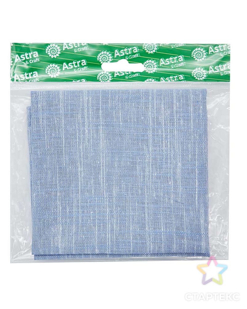MCI-51234 Костюмная ткань (30%лен, 70%виск), 46*50см, Astra&Craft (голубой) арт. АРС-37818-1-АРС0001246275 3