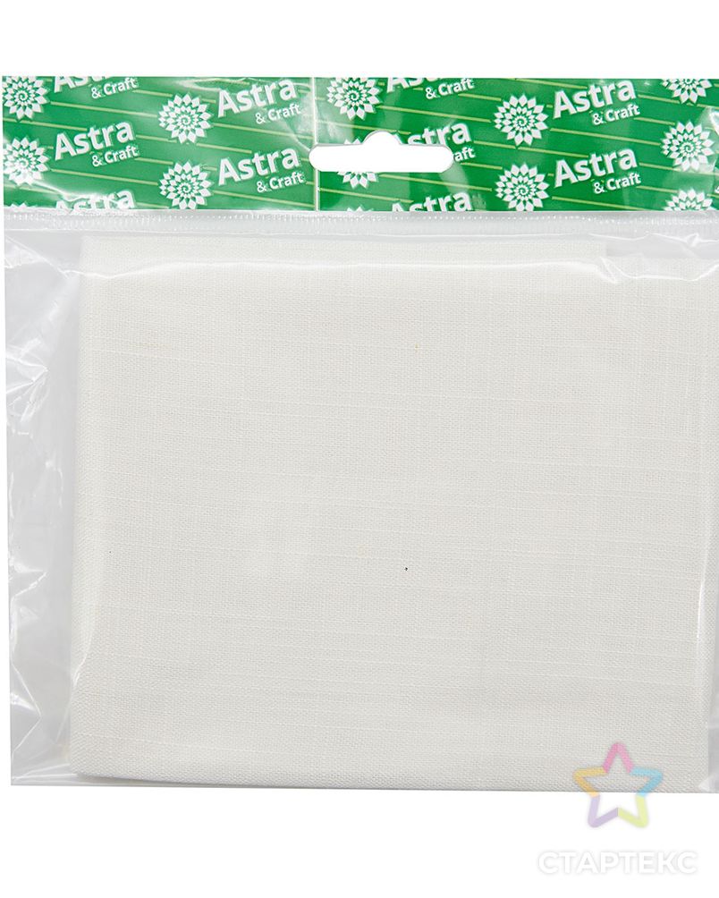 MCI-51234 Костюмная ткань (30%лен, 70%виск), 46*50см, Astra&Craft (белый) арт. АРС-37824-1-АРС0001246304