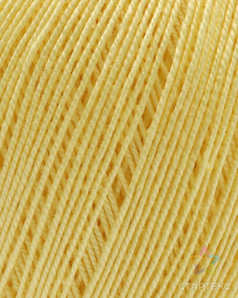 Пряжа Пехорка 'Цветное кружево' 50гр. 475м. (100% мерсеризованный хлопок) (53 светло-желтый) арт. АРС-59118-1-АРС0001276991 2