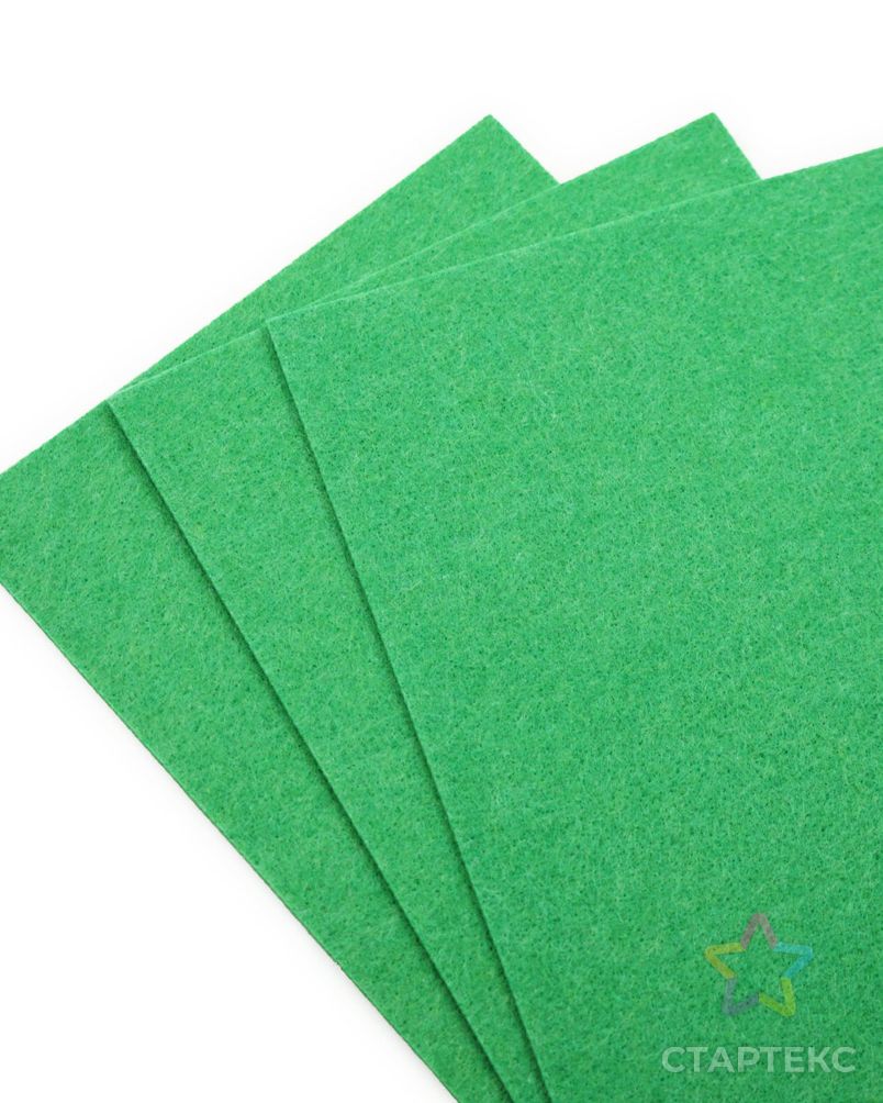 Фетр листовой жесткий, 3.0мм, 20х30см, 3шт/упак Astra&Craft (AF844 зеленый) арт. АРС-55907-1-АРС0001278344 3