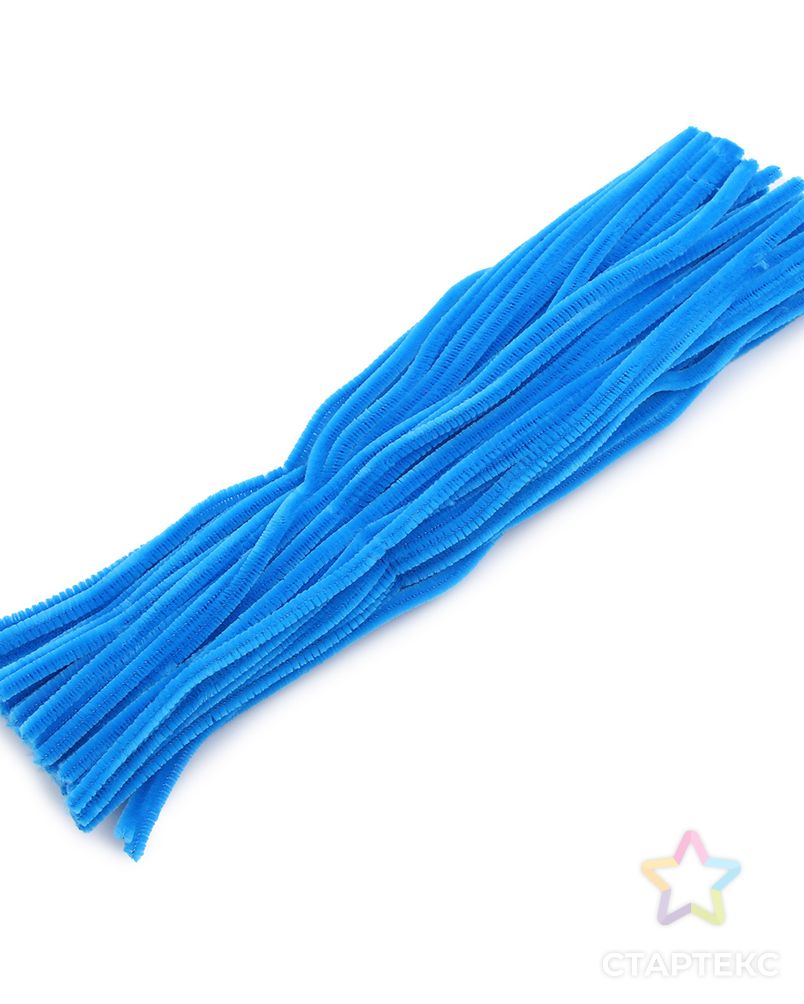Проволока синельная, 6мм*30см, 100шт/упак, Astra&Craft (A-043 синий) арт. АРС-57743-1-АРС0001285606 3