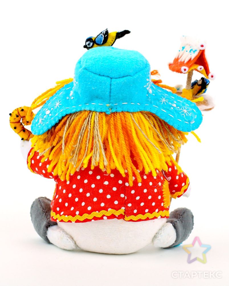 ПЛДК-1470 Набор для создания текстильной игрушки серия Домовенок и компания 'Веселый Снеговик' арт. АРС-55978-1-АРС0001287175 3