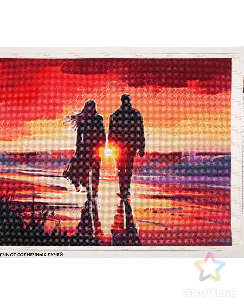 Cr440196 Алмазная мозаика 'Романтическое свидание на пляже', 40х50, Cristyle арт. АРС-57600-1-АРС0001288774 2