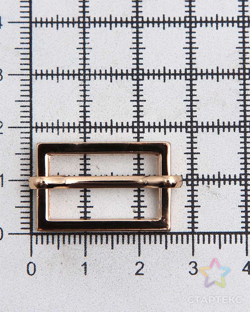 ГХН14190 Рамка-регулятор 20мм (25*17мм) металл (золото цв.02) арт. АРС-58283-1-АРС0001291489 3