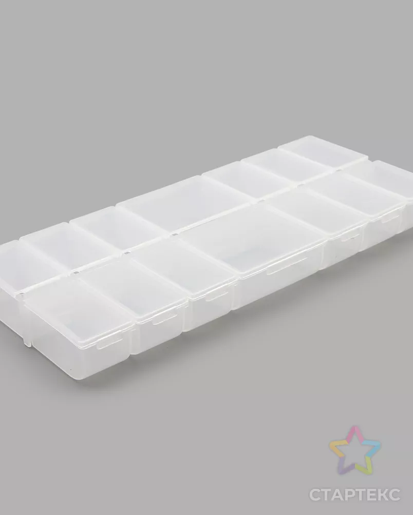 К-43 Контейнер для мелочей 24,2*10,5*2,75см прозрачный арт. АРС-58651-1-АРС0001293754 - рис. 1 К-43 Контейнер для мелочей 24,2*10,5*2,75см прозрачный арт. АРС-58651-1-АРС0001293754 - рис. 1