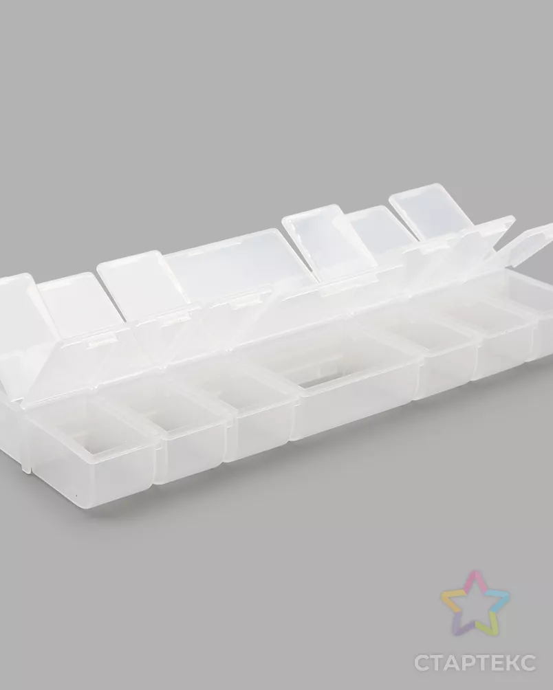 К-43 Контейнер для мелочей 24,2*10,5*2,75см прозрачный арт. АРС-58651-1-АРС0001293754 - рис. 2 К-43 Контейнер для мелочей 24,2*10,5*2,75см прозрачный арт. АРС-58651-1-АРС0001293754 - рис. 2