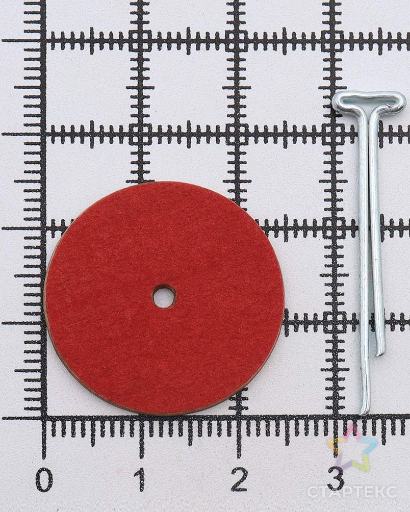 Набор креплений: диск фибры 25мм (20шт), Т-шплинт 2*25мм (10шт) арт. АРС-59099-1-АРС0001294192 3