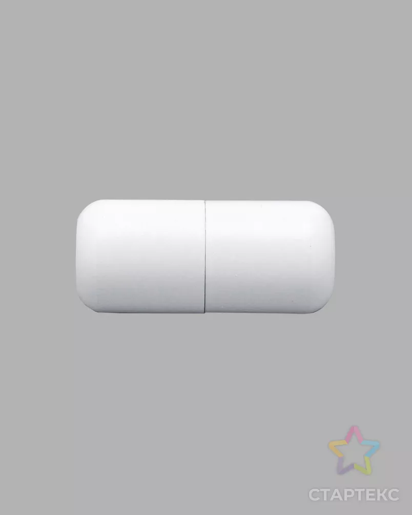 Фиксатор для шнурков, пара, d=8мм, 1,8см, цвет белый арт. АРС-61087-1-АРС0001299940 - рис. 3