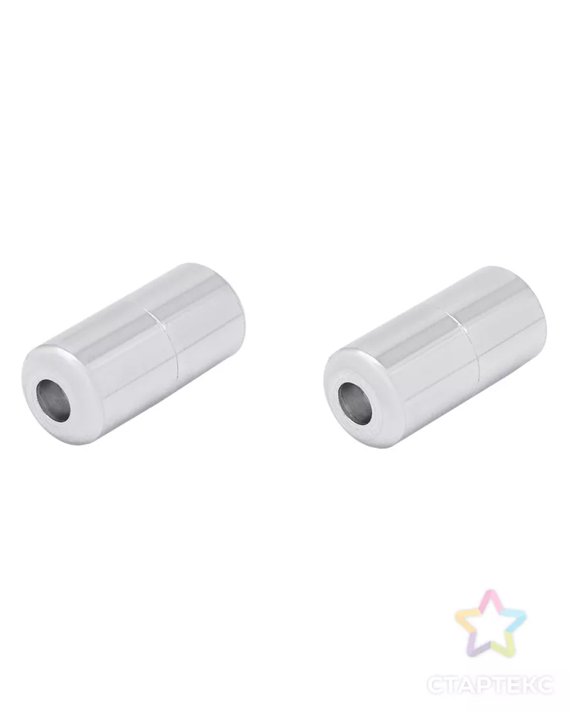 Фиксатор для шнурков, пара, d=8мм, 1,8см, цвет серебристый арт. АРС-61088-1-АРС0001299941 - рис. 2 Фиксатор для шнурков, пара, d=8мм, 1,8см, цвет серебристый арт. АРС-61088-1-АРС0001299941 - рис. 2