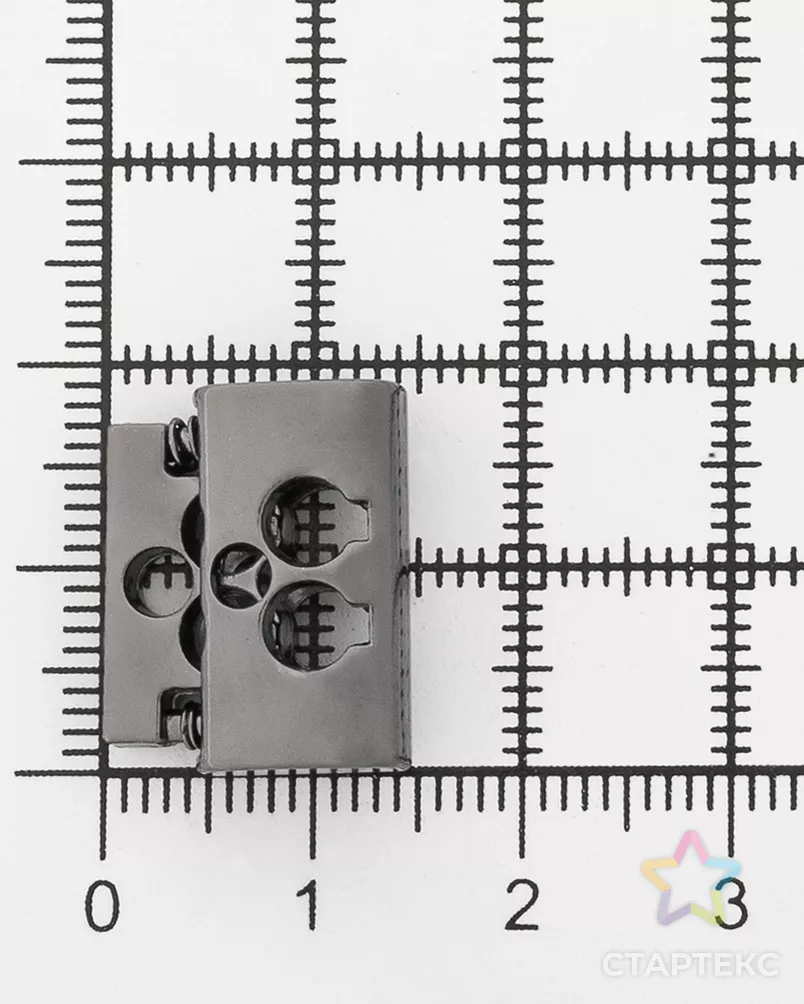 ГУБ13921 Фиксатор металлический d=4мм три отверстия 18,8*14мм (черный никель) арт. АРС-64701-1-АРС0001312540 - рис. 4