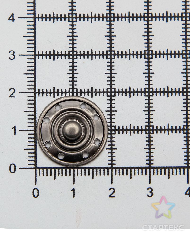 95106/07 Кнопка пришивная д-19мм металл, темное серебро set ГР арт. АРС-59197-1-АРС0000801932 3